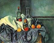 Paul Cezanne Stilleben, Pfefferminzflasche painting